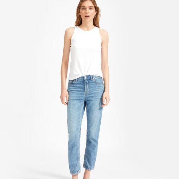 Everlane the Super-Soft Relaxed Runaround Jean in Vintage Light Blue Size 32 - Picture 1 of 13